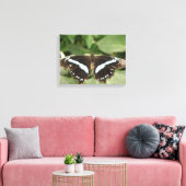 Impression sur toile papillon tropical noir et bla (Insitu(Salon))