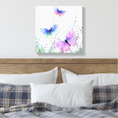 Impression sur toile Papillons de printemps volant (Insitu(Chambre))