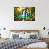Impression sur toile Paradis de la Cascade d'Émera (Insitu(Chambre))