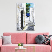 Impression sur toile - Passage méditerranéen vers  (Insitu(Salon))