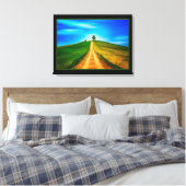 Impression sur toile Paysage ensoleillé (Insitu(Chambre))