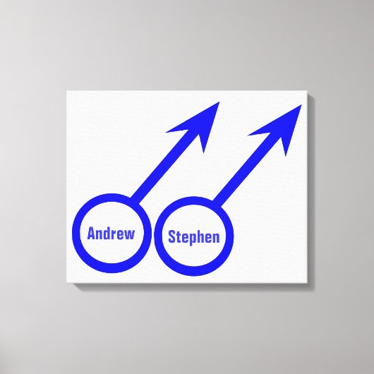 Impression sur toile personnalisable pour amants g (Recto)