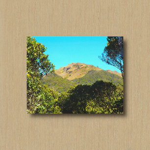 Impression sur toile Photo de sommet de montagne n