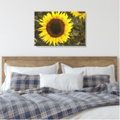Impression sur toile Photographie de tournesol dan (Insitu(Chambre))