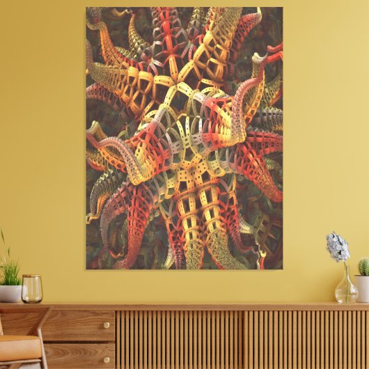 Impression sur toile Pieuvre Alien (Insitu(Salon))