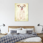 Impression sur toile premium encadrée de chien Mor (Insitu(Chambre))