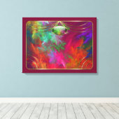 Impression sur toile Profondeurs de corail (Insitu (Plancher de Bois))