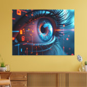 Impression sur toile Quantum Eye (Insitu(Salon))