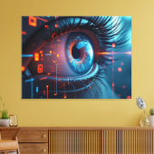 impression sur toile Quantum Eye (Insitu(Salon))