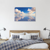 Impression sur toile Reflet de ciel infini (Insitu(Chambre))
