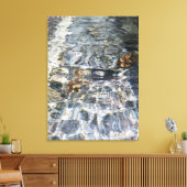 impression sur toile reflet d'eau (Insitu(Salon))