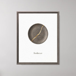 Impression sur toile Résilience Kintsugi Gold Repa