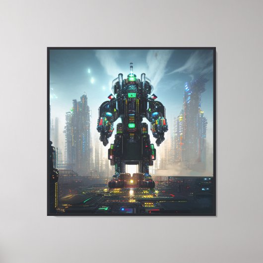 Impression sur toile Robot 4 (Recto)
