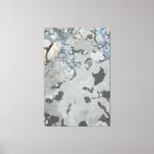 Impression sur toile Roches dans la rivière