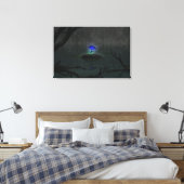 Impression sur toile Rose Bleue (Insitu(Chambre))