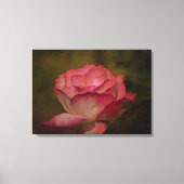 Impression sur toile Rose du début de soirée (Recto)