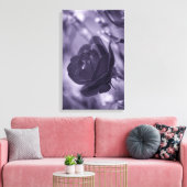 Impression sur toile Rose Violette Enveloppée (Insitu(Salon))