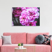 Impression sur toile Roses roses tendres (Insitu(Salon))