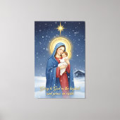 Impression sur toile Sainte Mère et Enfant Jésus (Recto)