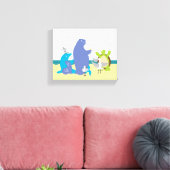 Impression sur toile Sea Friends 8x10 (Insitu(Salon))