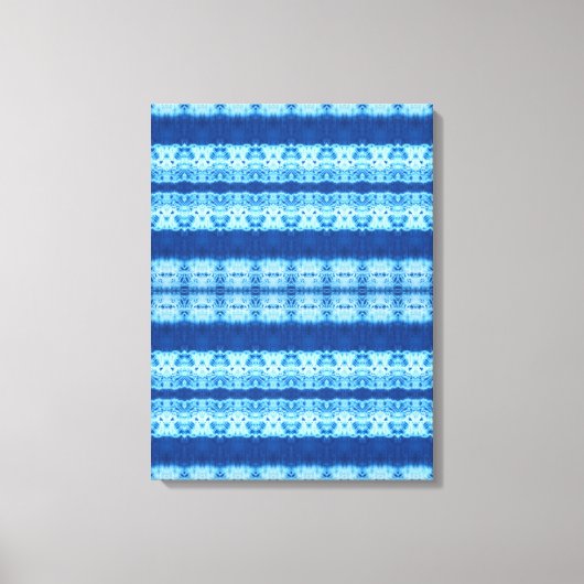 Impression sur toile Shibori entrelacée (Recto)