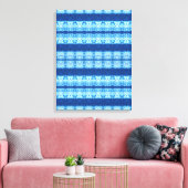 Impression sur toile Shibori entrelacée (Insitu(Salon))