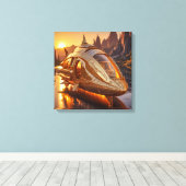 Impression sur toile (Space Uber-2) (Insitu (Plancher de Bois))