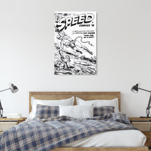 Impression sur toile SPEED Comics des années 40