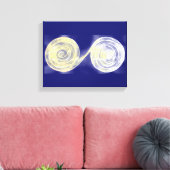 Impression sur toile Spirales (Insitu(Salon))