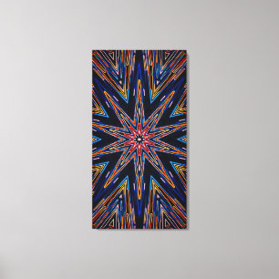 Impression sur toile Star of Wisdom 21x40