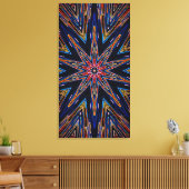 Impression sur toile Star of Wisdom 21x40 (Insitu(Salon))