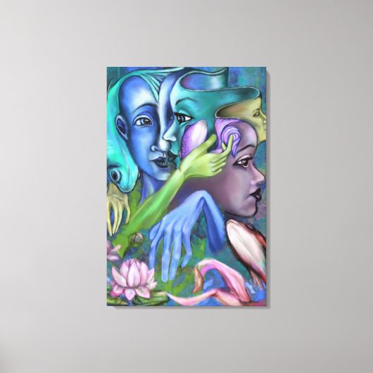 Impression sur toile Style Cubisme - Peinture (Recto)