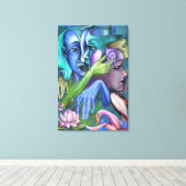 Impression sur toile Style Cubisme - Peinture (Insitu (Plancher de Bois))