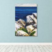 Impression sur toile - Sur les rochers (Insitu (Plancher de Bois))