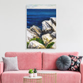 Impression sur toile - Sur les rochers (Insitu(Salon))