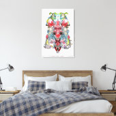 Impression sur toile surdimensionnée Rorschach sur (Insitu(Chambre))