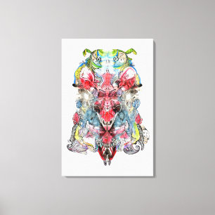 Impression sur toile surdimensionnée Rorschach sur