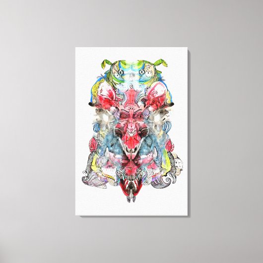 Impression sur toile surdimensionnée Rorschach sur (Recto)