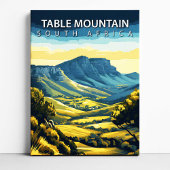 Impression sur toile Table Mountain Afrique du Sud