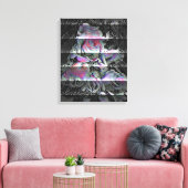 Impression sur toile Techno Bouquet (Insitu(Salon))