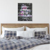 Impression sur toile Techno Bouquet (Insitu(Chambre))