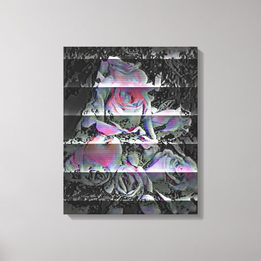 Impression sur toile Techno Bouquet (Recto)