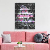 Impression sur toile Techno Bouquet (Insitu(Salon))