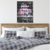 Impression sur toile Techno Bouquet (Insitu(Chambre))