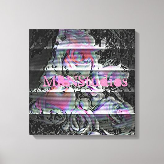 Impression sur toile Techno Bouquet (Recto)