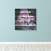 Impression sur toile Techno Bouquet (Insitu (Plancher de Bois))