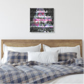 Impression sur toile Techno Bouquet (Insitu(Chambre))