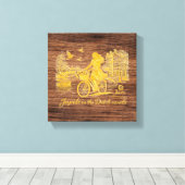 Impression sur toile tendue (Insitu (Plancher de Bois))