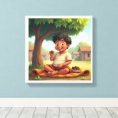Impression sur toile tendue (Insitu (Plancher de Bois))