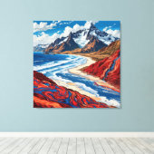 Impression sur toile tendue (Insitu (Plancher de Bois))